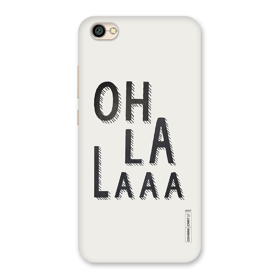 Oh La La Back Case for Redmi Y1 Lite