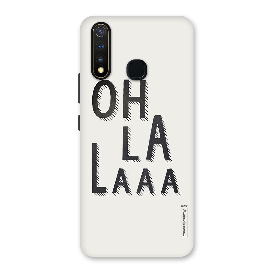 Oh La La Back Case for Vivo U20