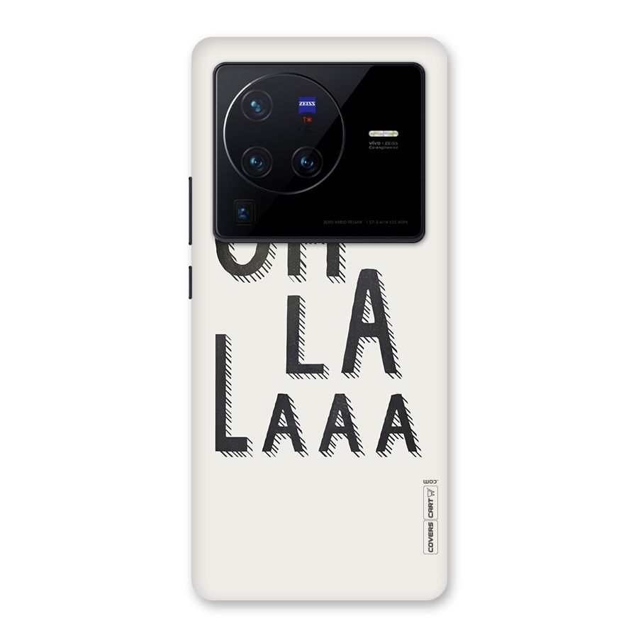 Oh La La Back Case for Vivo X80 Pro