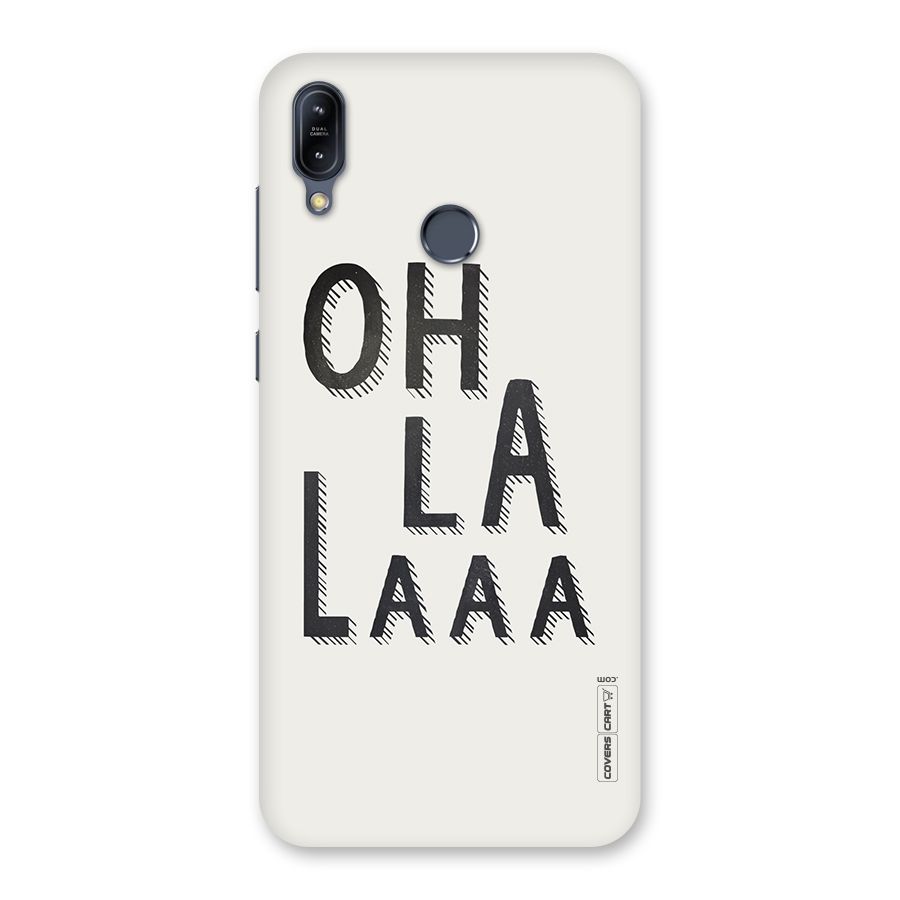 Oh La La Back Case for Zenfone Max M2
