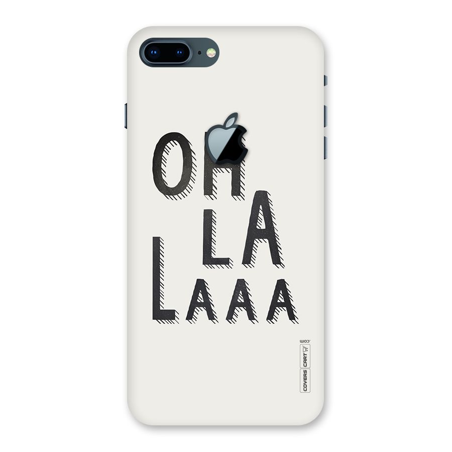 Oh La La Back Case for iPhone 7 Plus Apple Cut