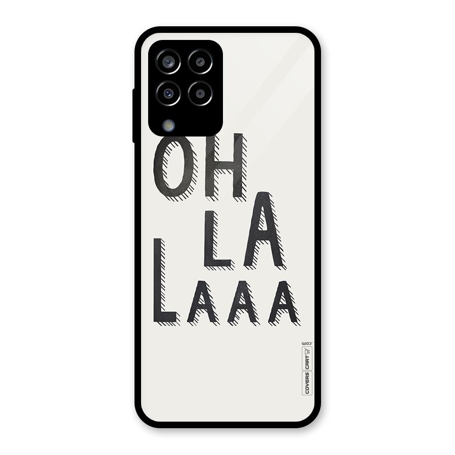 Oh La La Glass Back Case for Galaxy M33