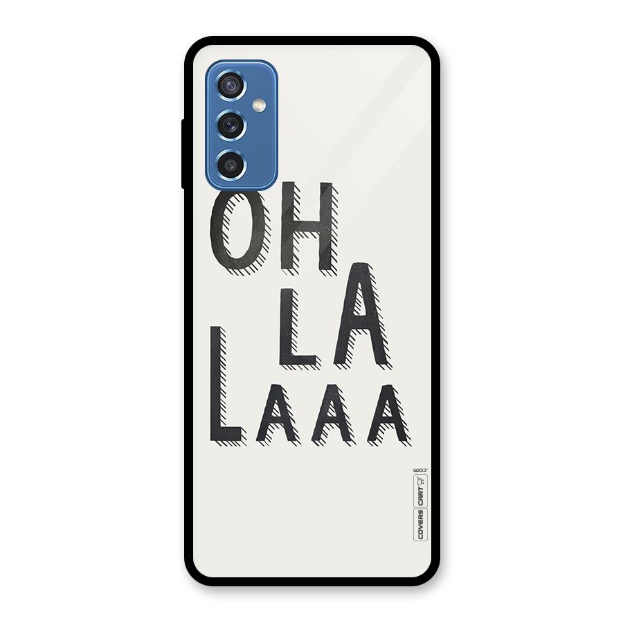 Oh La La Glass Back Case for Galaxy M52 5G