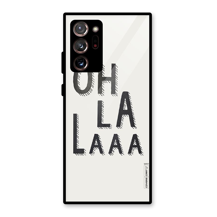 Oh La La Glass Back Case for Galaxy Note 20 Ultra 5G