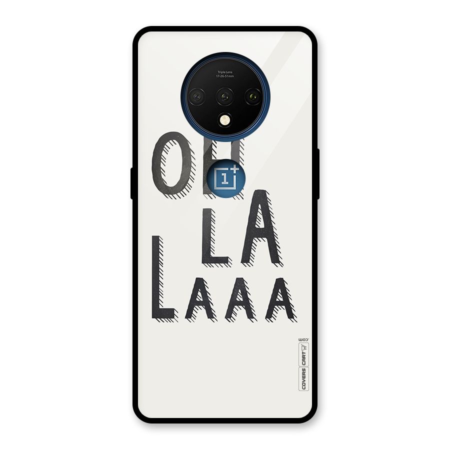Oh La La Glass Back Case for OnePlus 7T