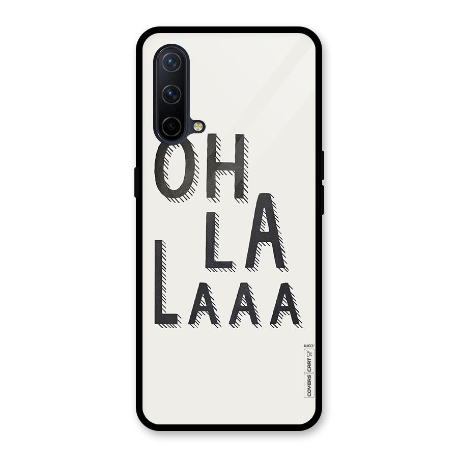 Oh La La Glass Back Case for OnePlus Nord CE 5G