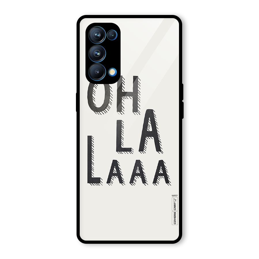 Oh La La Glass Back Case for Oppo Reno5 Pro 5G