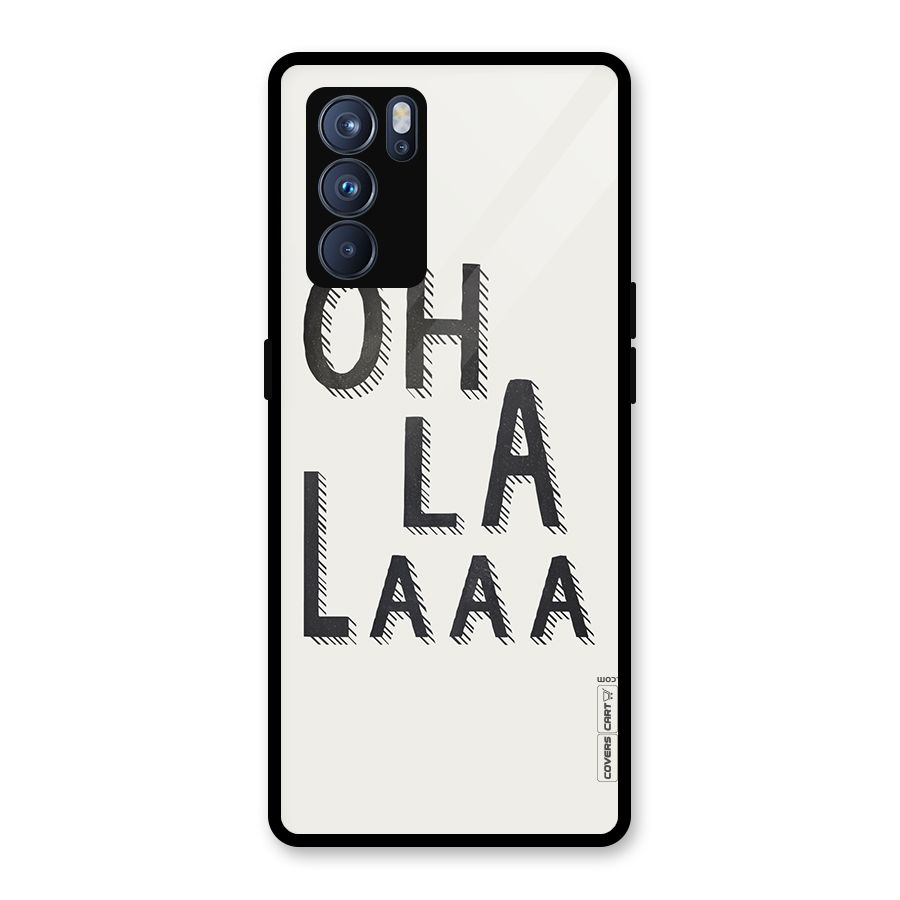 Oh La La Glass Back Case for Oppo Reno6 Pro 5G