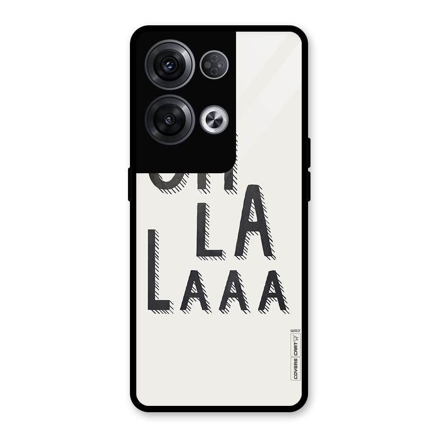 Oh La La Glass Back Case for Oppo Reno8 Pro 5G