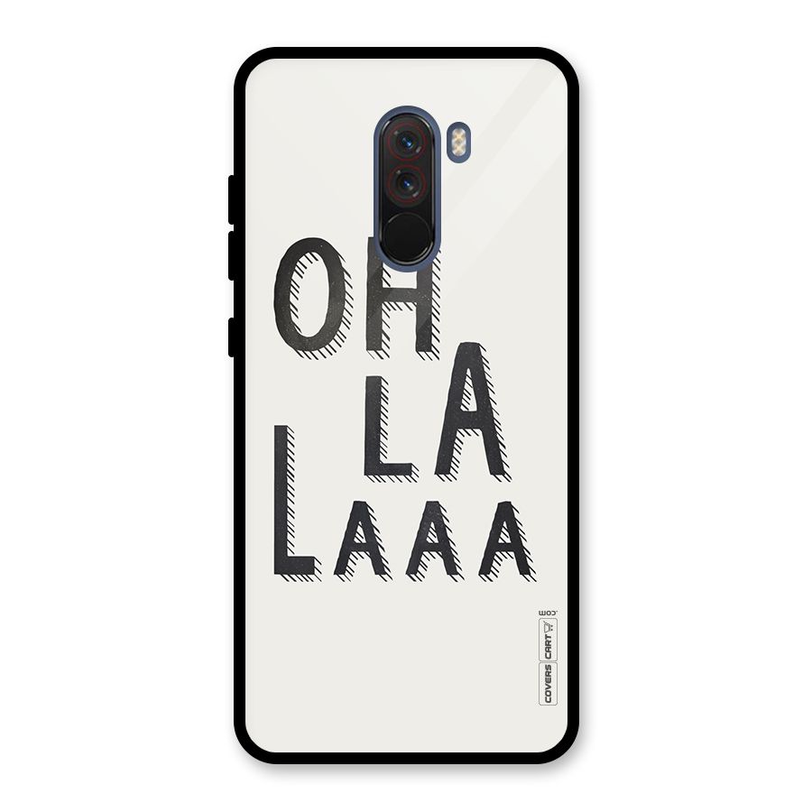 Oh La La Glass Back Case for Poco F1