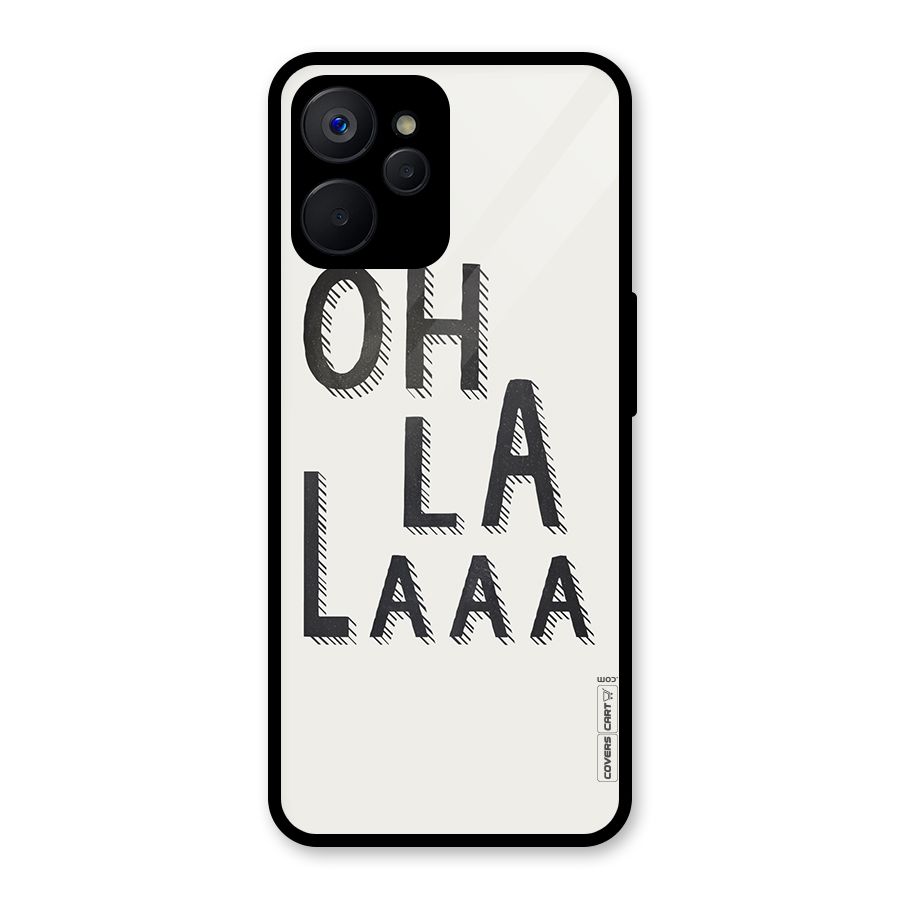 Oh La La Glass Back Case for Realme 9i 5G
