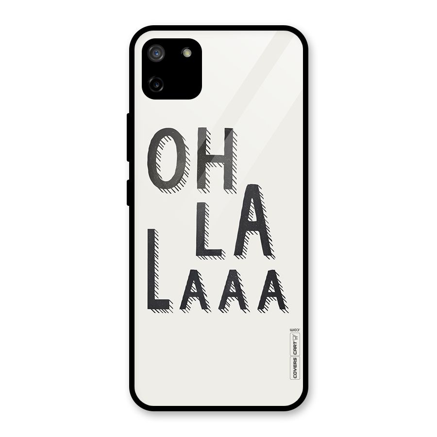 Oh La La Glass Back Case for Realme C11
