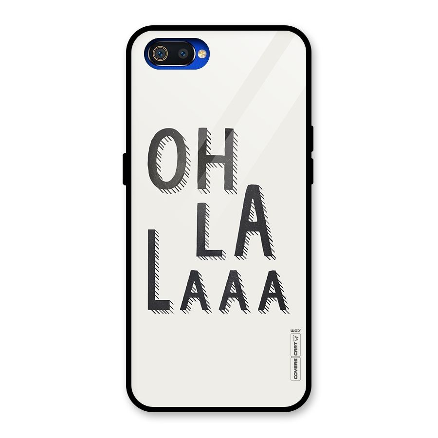 Oh La La Glass Back Case for Realme C2
