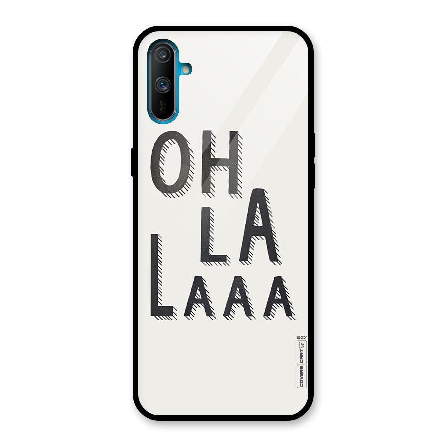 Oh La La Glass Back Case for Realme C3