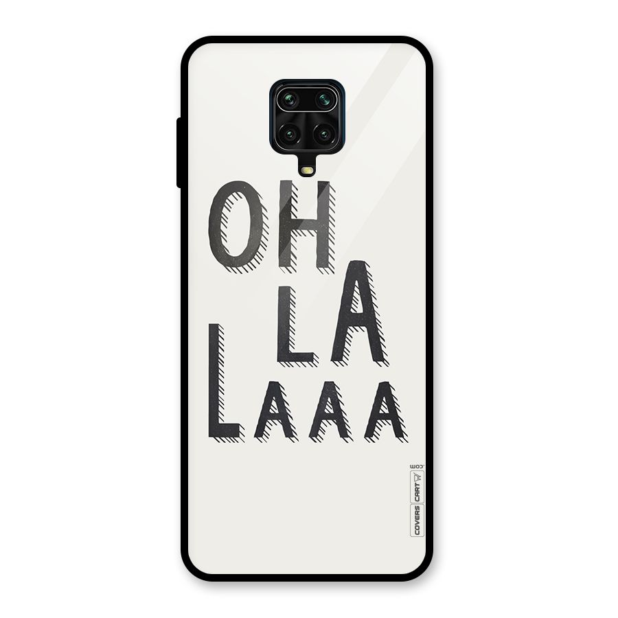 Oh La La Glass Back Case for Redmi Note 10 Lite