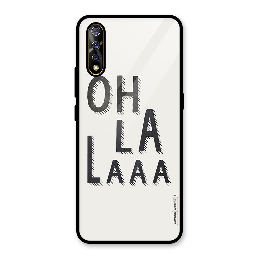 Oh La La Glass Back Case for Vivo S1