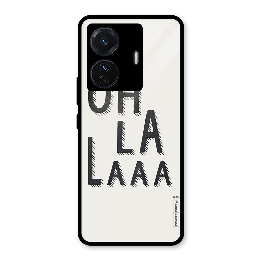 Oh La La Glass Back Case for Vivo T1 Pro