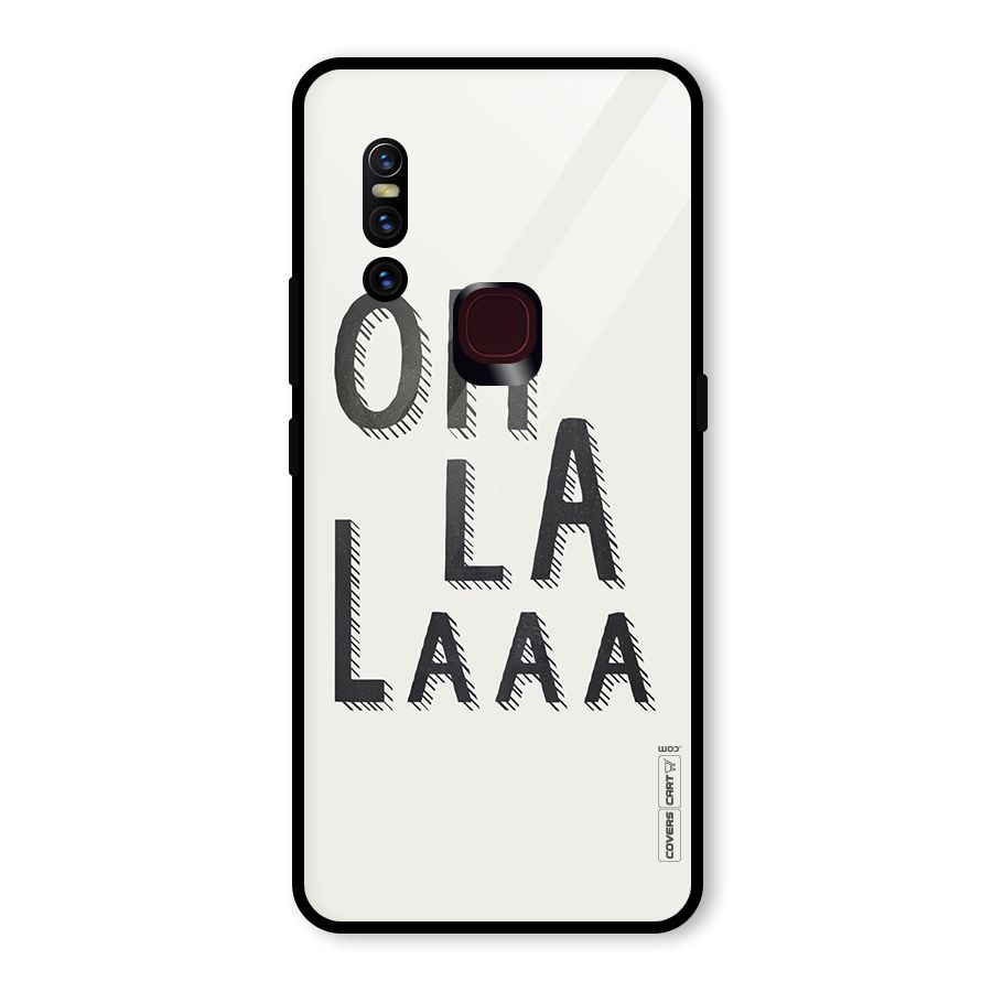 Oh La La Glass Back Case for Vivo V15