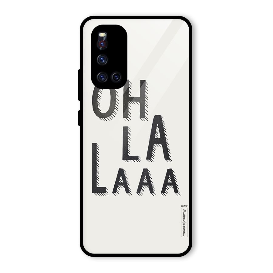 Oh La La Glass Back Case for Vivo V19