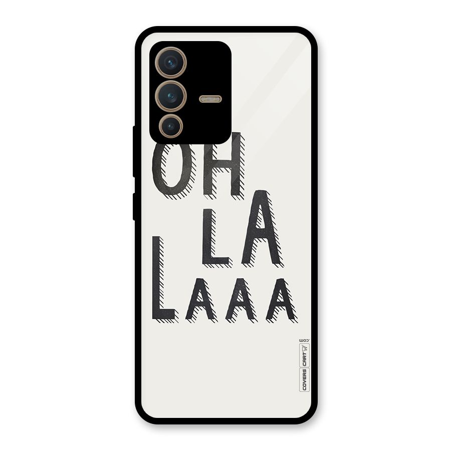 Oh La La Glass Back Case for Vivo V23 5G