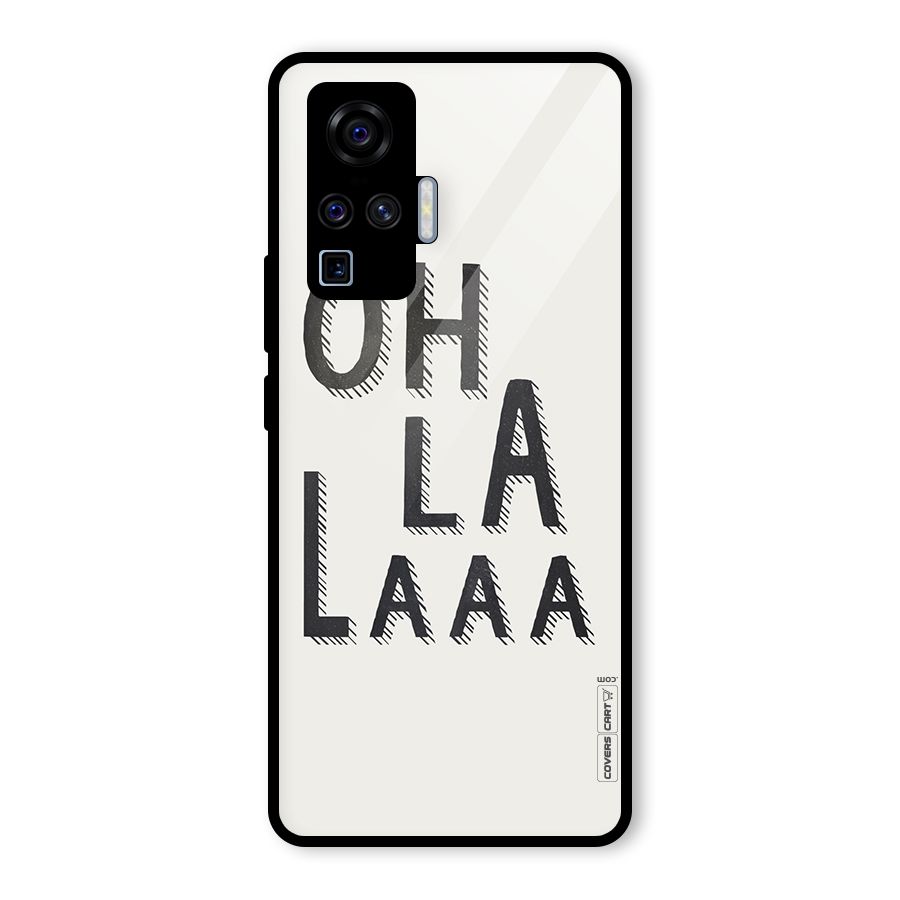 Oh La La Glass Back Case for Vivo X50 Pro