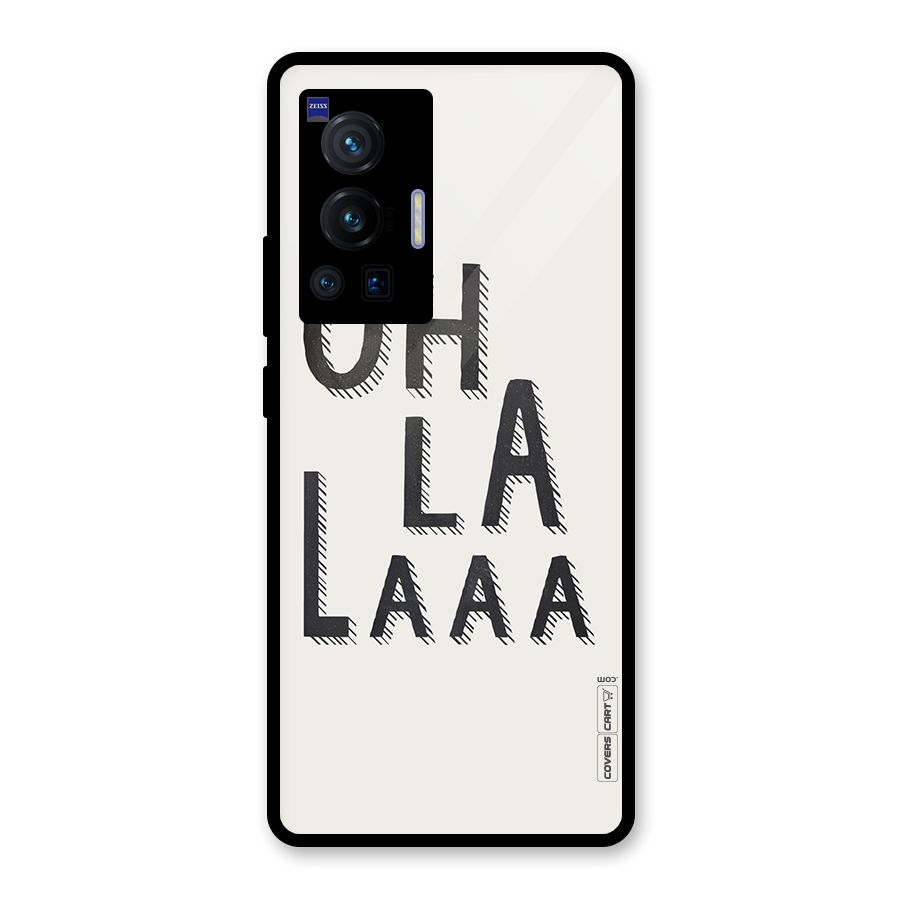 Oh La La Glass Back Case for Vivo X70 Pro