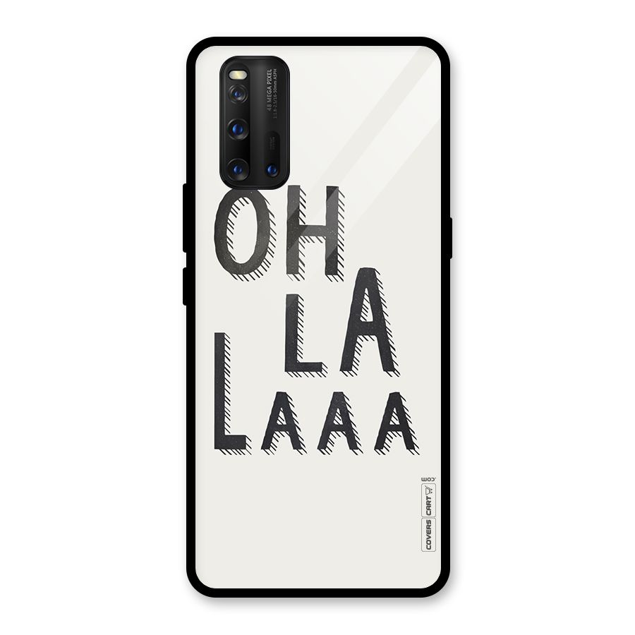Oh La La Glass Back Case for Vivo iQOO 3