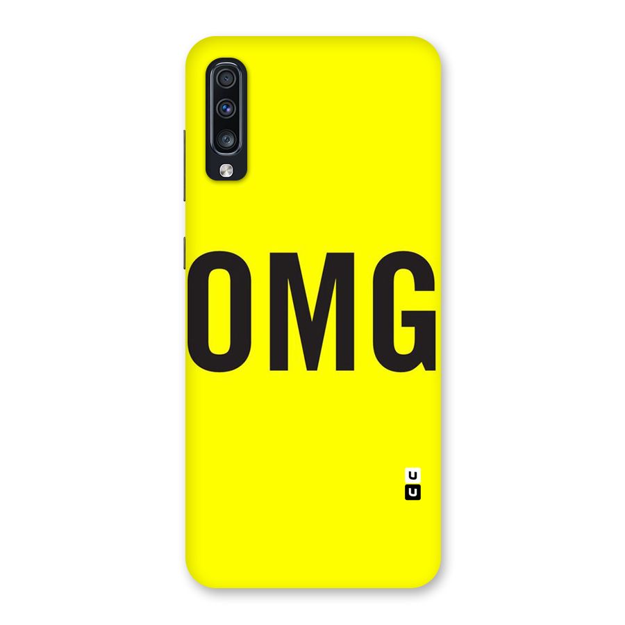 Oh My God Back Case for Galaxy A70