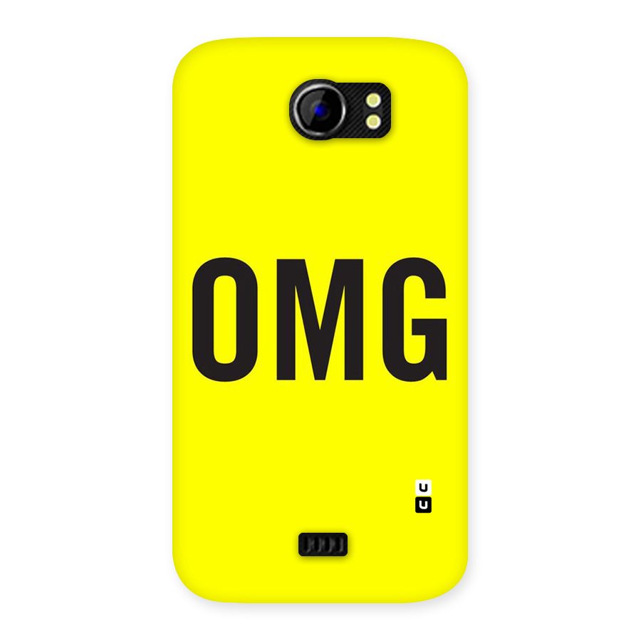 Oh My God Back Case for Micromax Canvas 2 A110