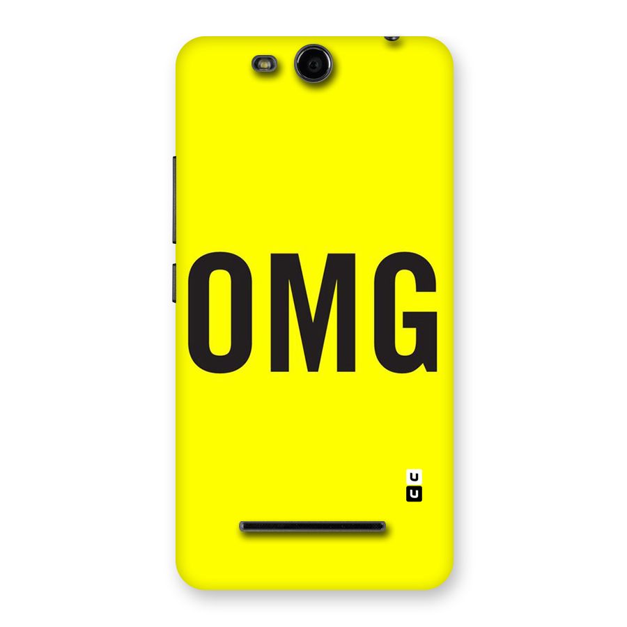 Oh My God Back Case for Micromax Canvas Juice 3 Q392