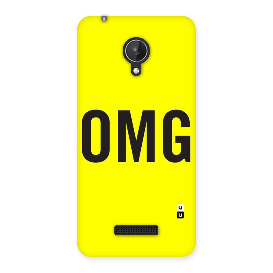 Oh My God Back Case for Micromax Canvas Spark Q380