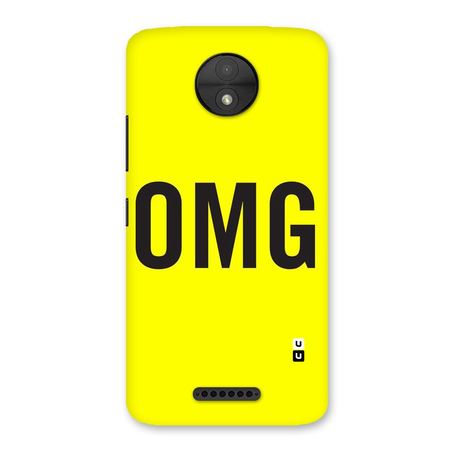 Oh My God Back Case for Moto C