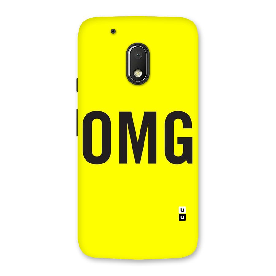 Oh My God Back Case for Moto G4 Play