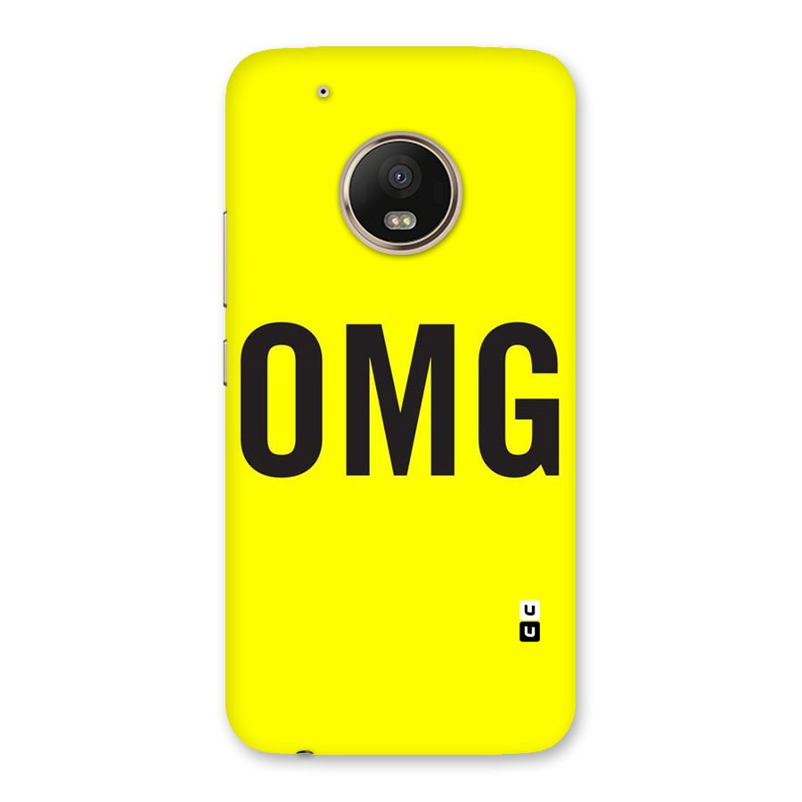 Oh My God Back Case for Moto G5 Plus