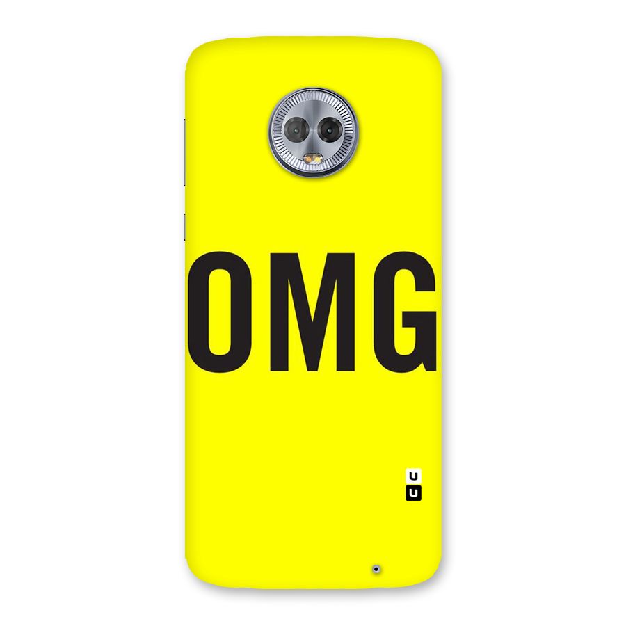Oh My God Back Case for Moto G6 Plus