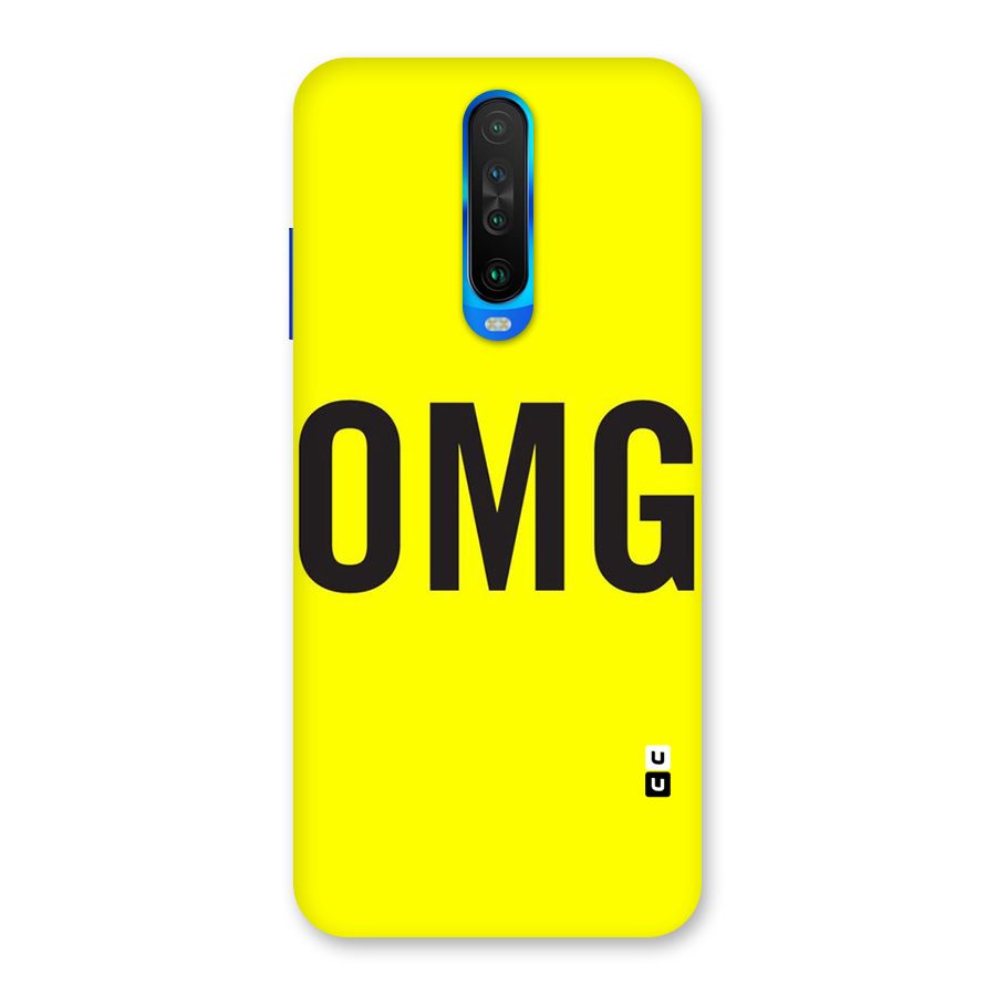Oh My God Back Case for Poco X2