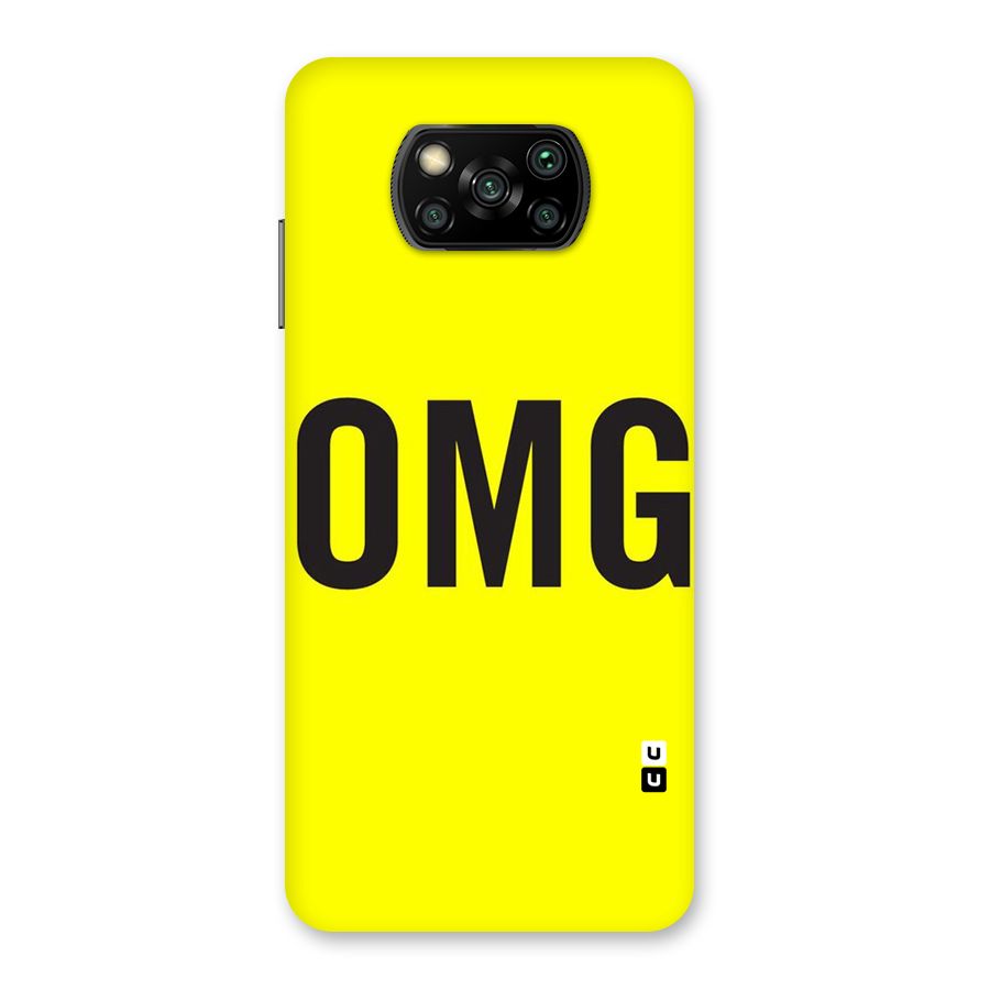 Oh My God Back Case for Poco X3
