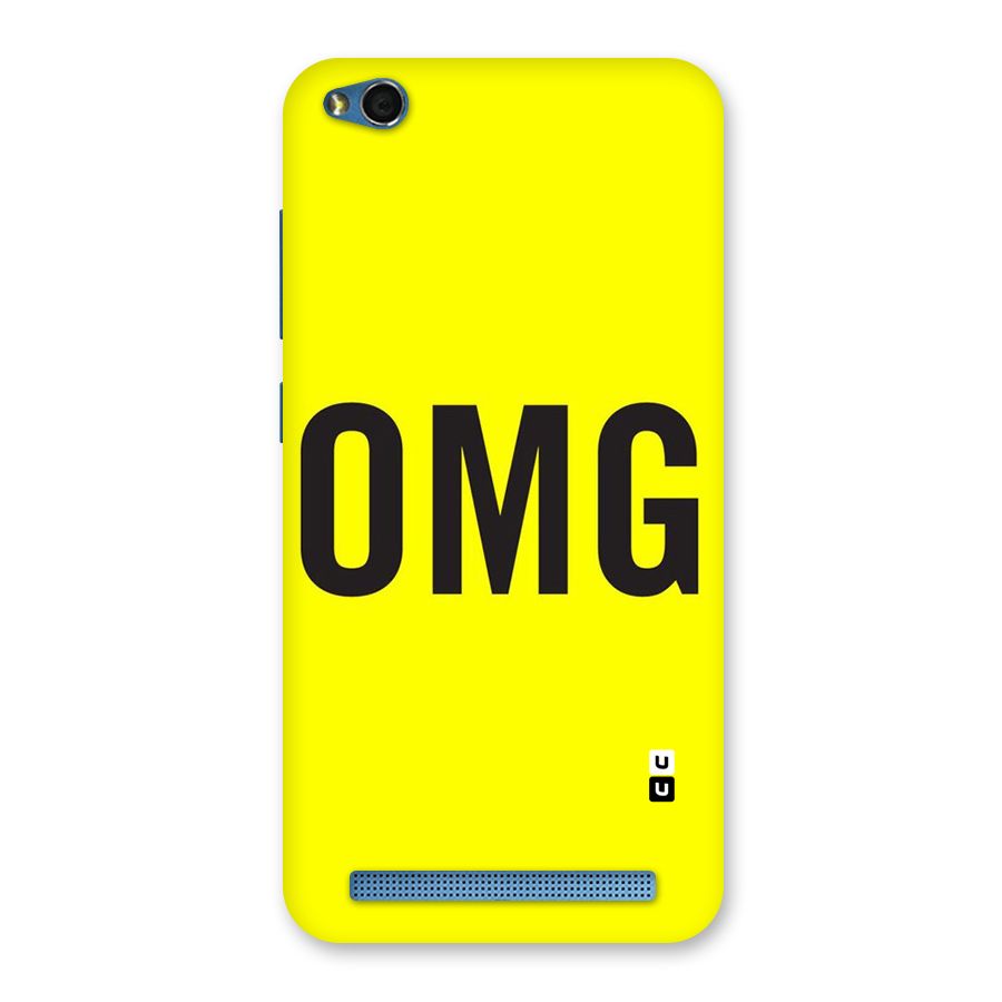 Oh My God Back Case for Redmi 5A