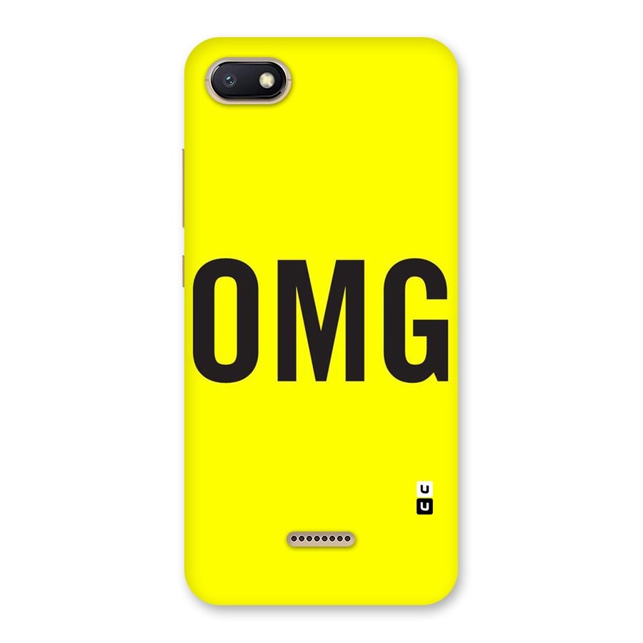 Oh My God Back Case for Redmi 6A