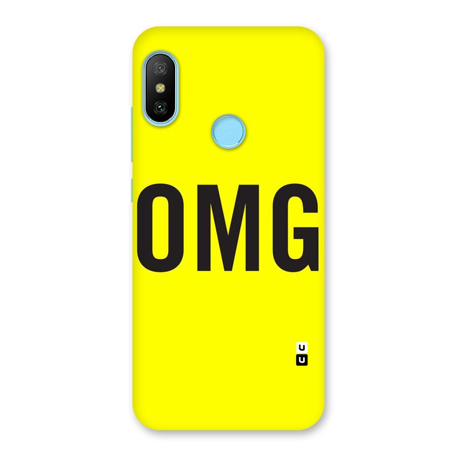 Oh My God Back Case for Redmi 6 Pro