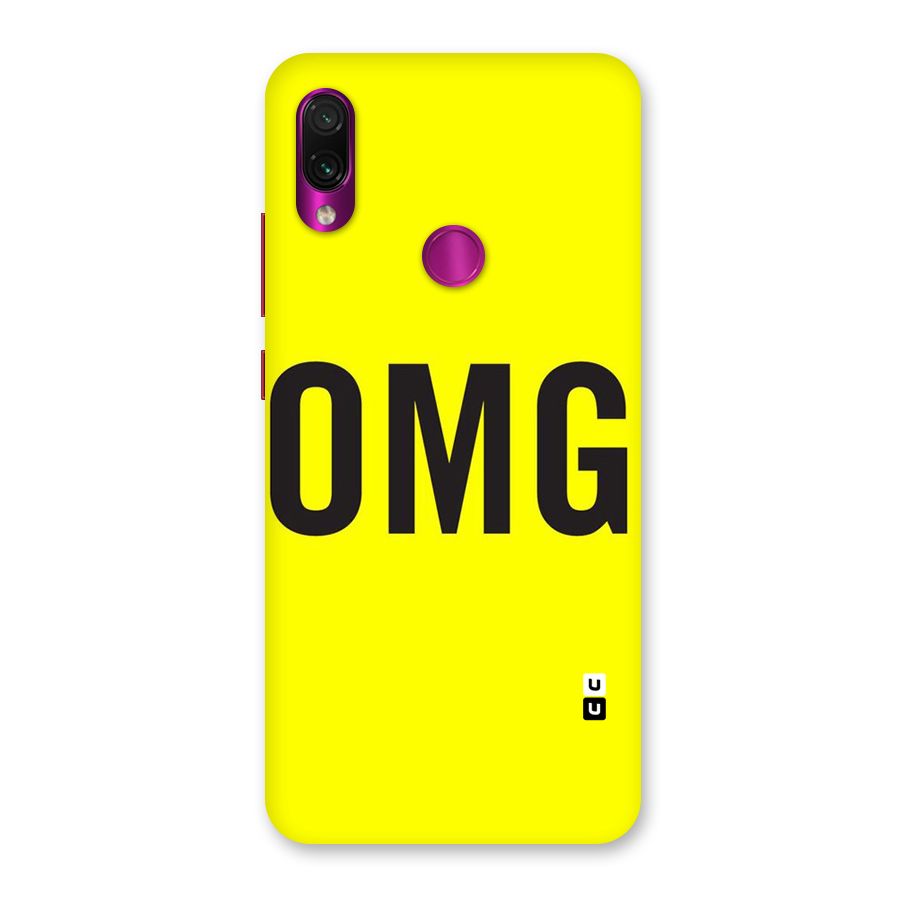 Oh My God Back Case for Redmi Note 7 Pro
