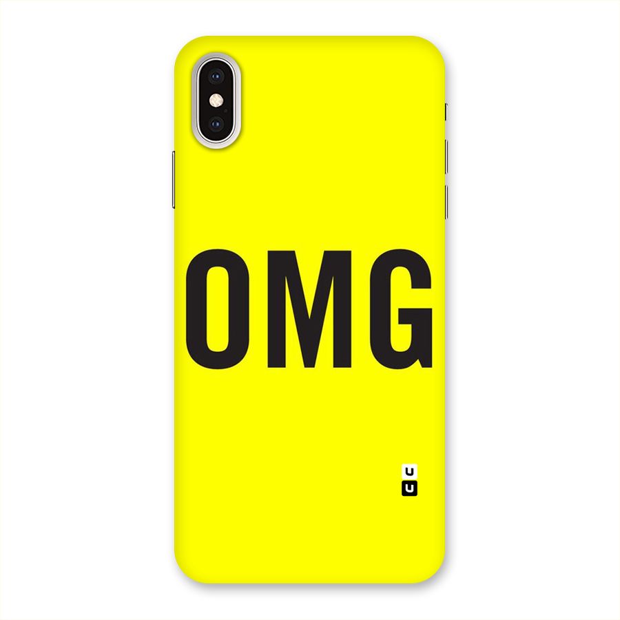 Oh My God Back Case for iPhone XS Max