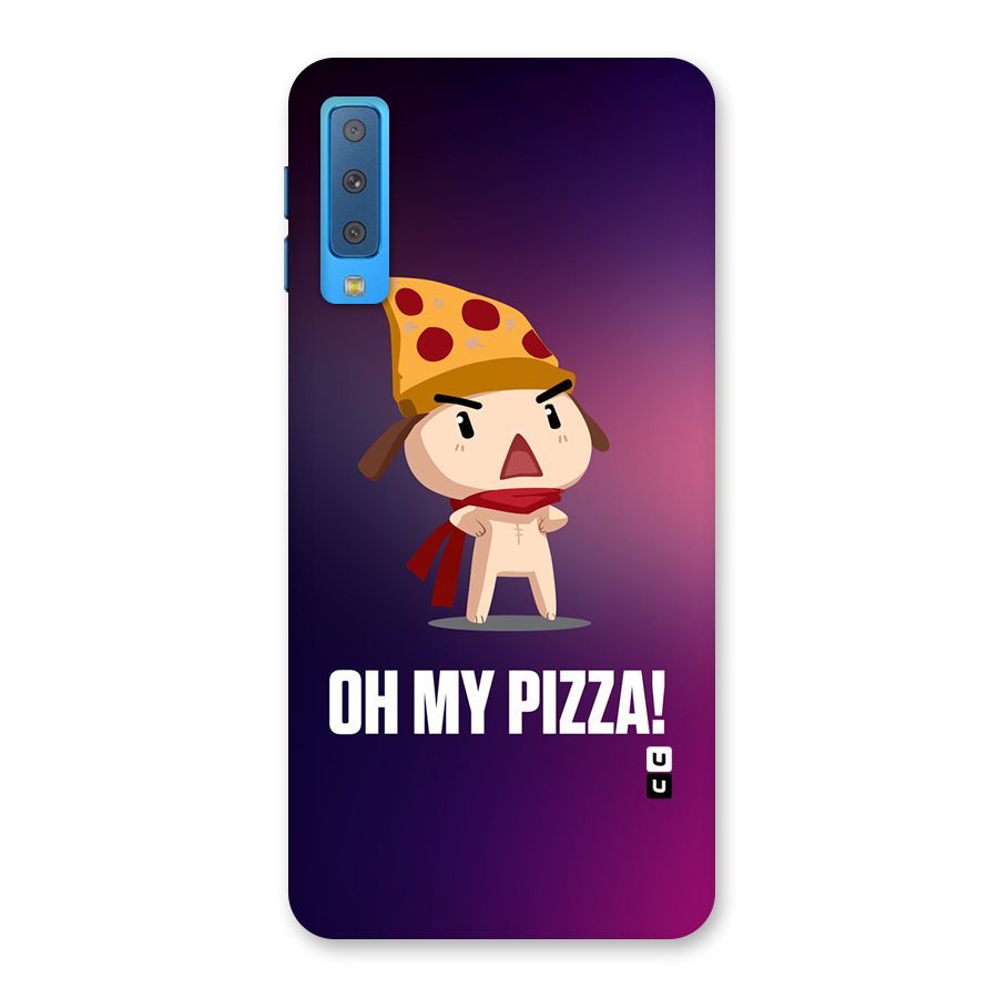 Oh My Pizza Back Case for Galaxy A7 (2018)