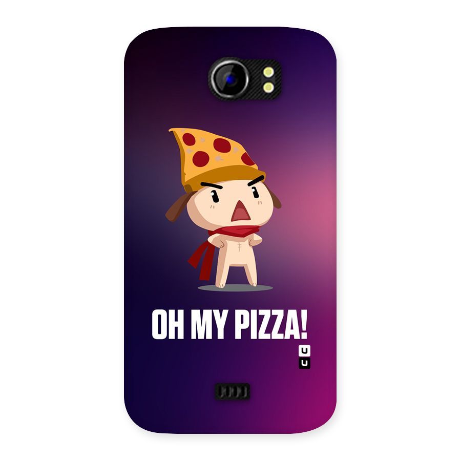 Oh My Pizza Back Case for Micromax Canvas 2 A110
