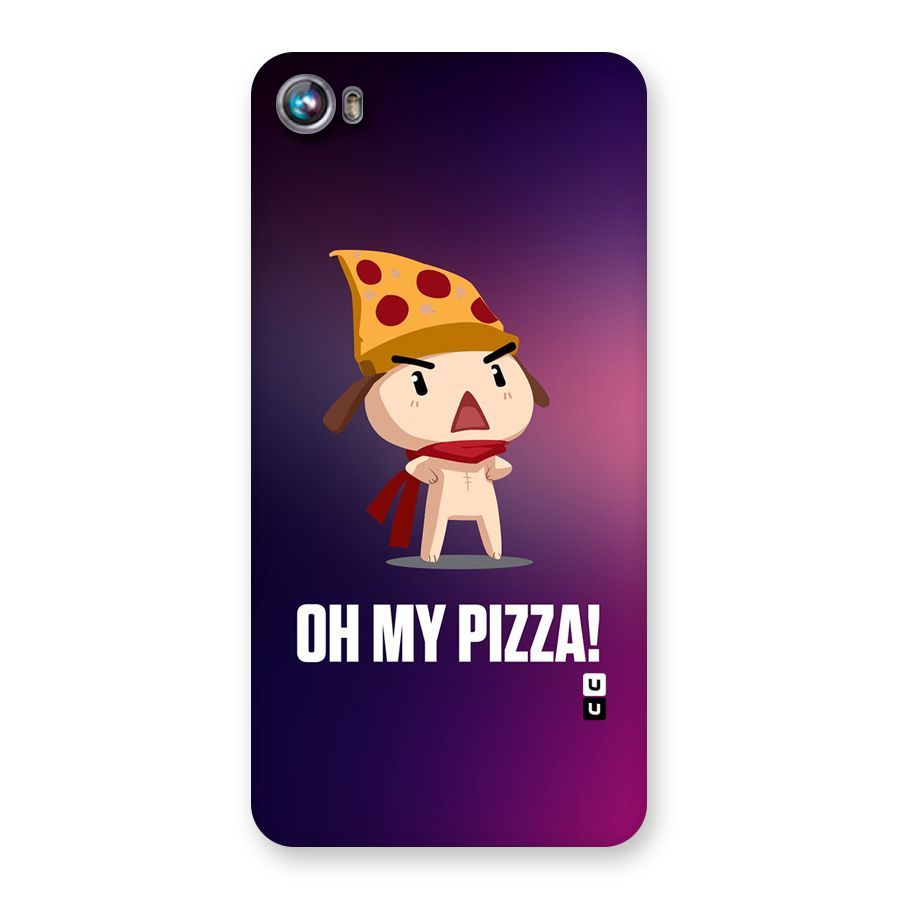 Oh My Pizza Back Case for Micromax Canvas Fire 4 A107