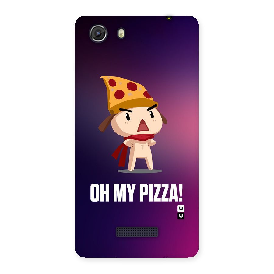 Oh My Pizza Back Case for Micromax Unite 3