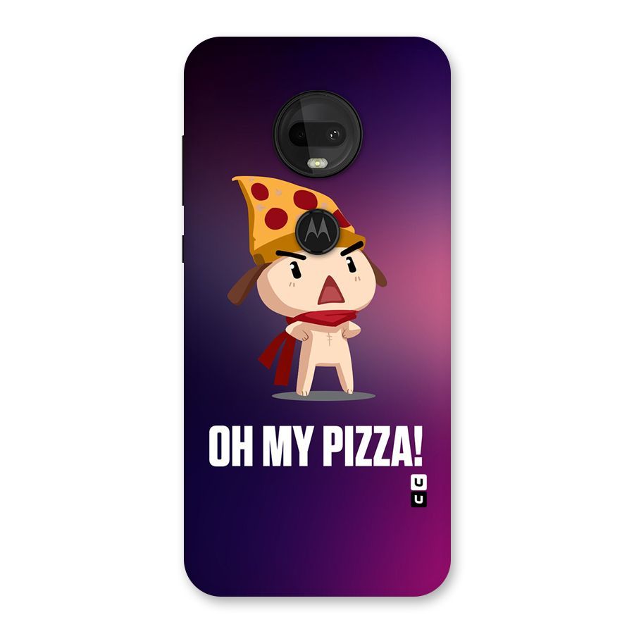 Oh My Pizza Back Case for Moto G7
