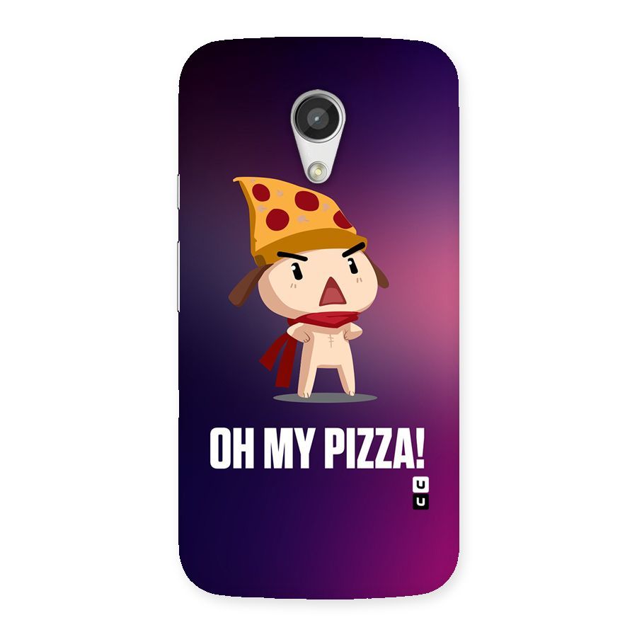 Oh My Pizza Back Case for Moto G 2nd Gen