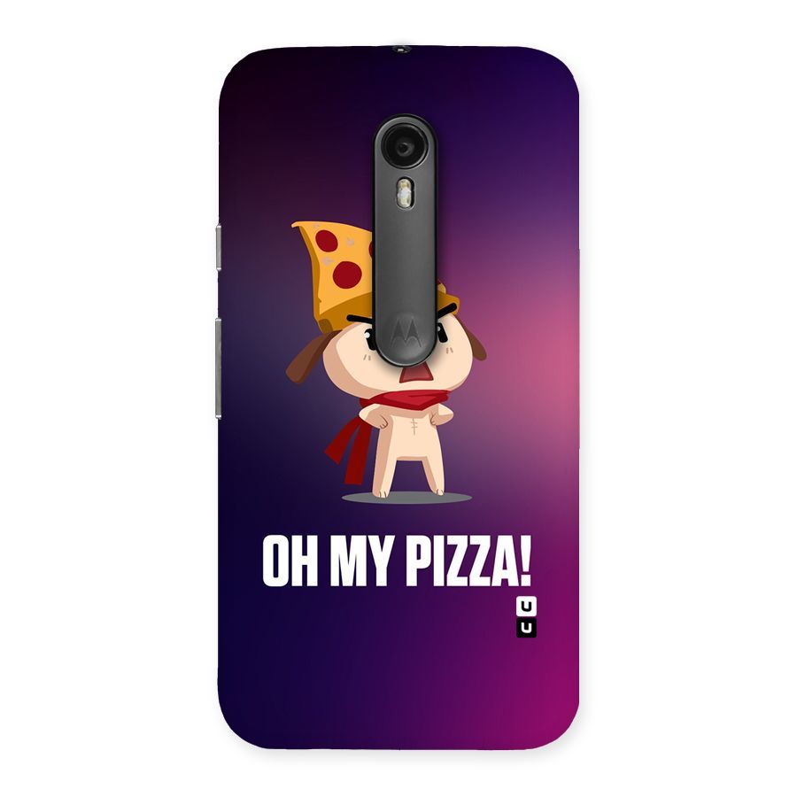 Oh My Pizza Back Case for Moto G Turbo