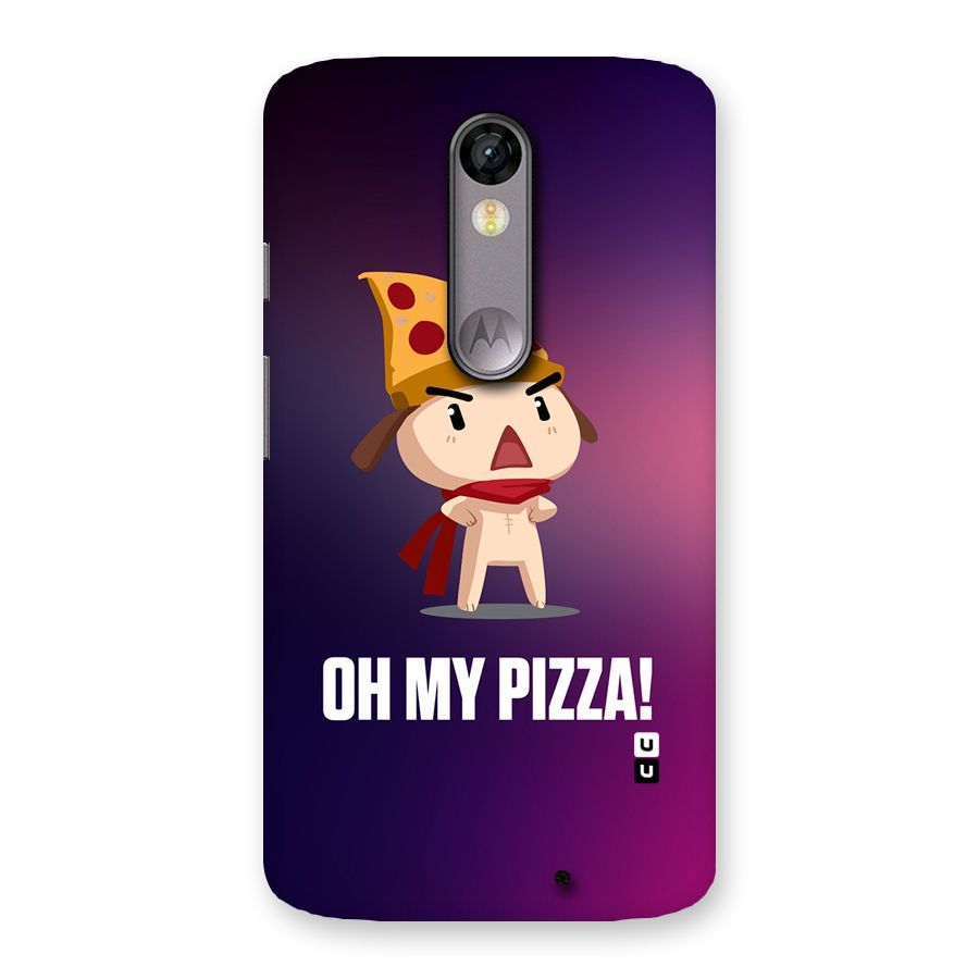 Oh My Pizza Back Case for Moto X Force
